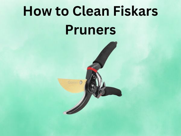 How to Clean Fiskars Pruners