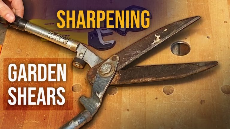 How Do I Sharpen Garden Shears
