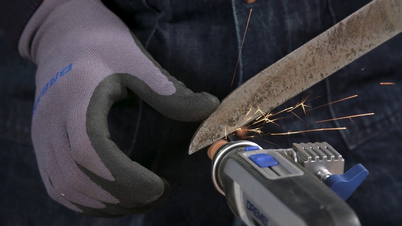 How to Sharpen Pruners With a Dremel