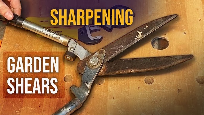 How to Sharpen Pruners With a Stone
