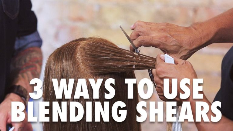 How to Use Blending Shears
