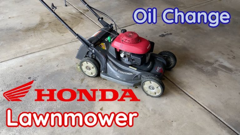 How to Change Honda Lawn Mower Oil