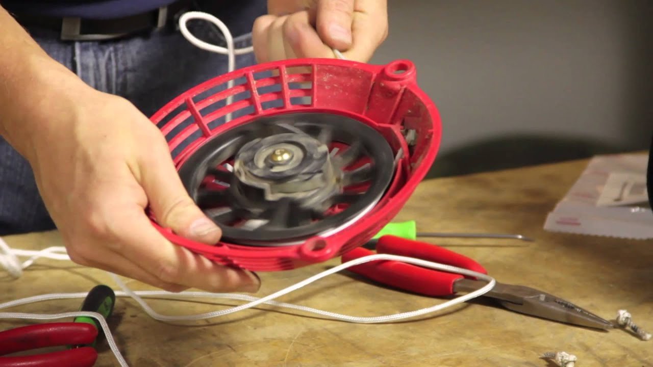 How to Fix the Lawn Mower Pull String