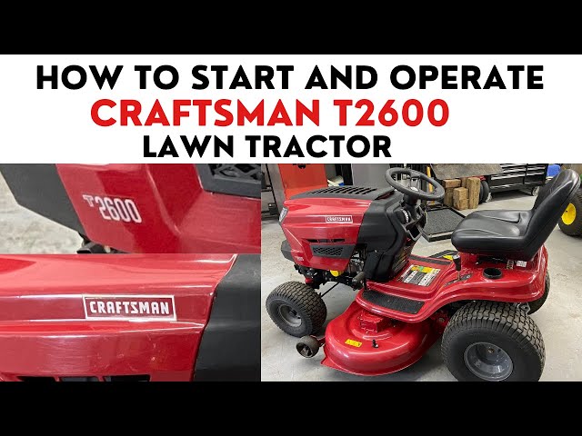 How to Start a Craftsman Riding Lawn Mower