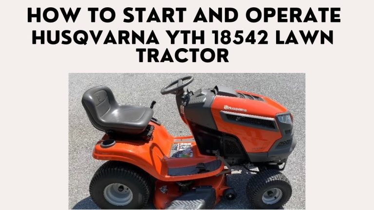 How to Start Husqvarna Lawn Mower
